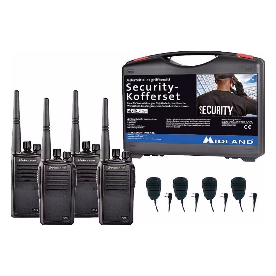Midland G15 S3 Business PMR Security-Koffer