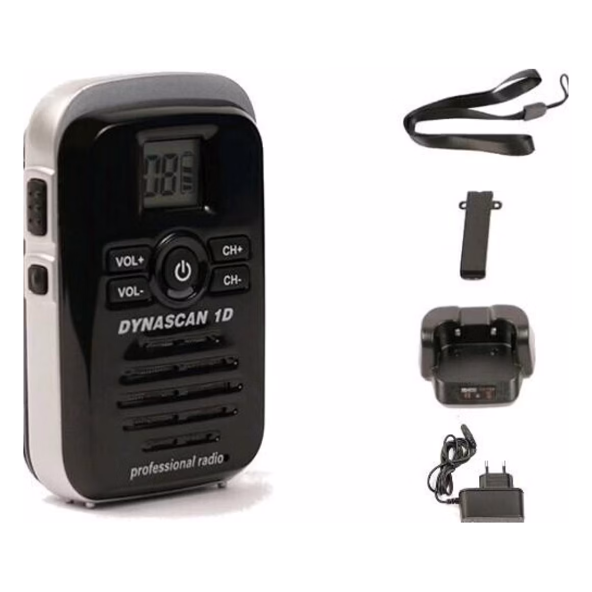 DYNASCAN 1D Walkie-Talkie PMR446 lizenzfrei, 8 Kanäle