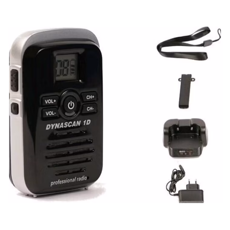 DYNASCAN 1D Walkie-Talkie PMR446 lizenzfrei, 8 Kanäle