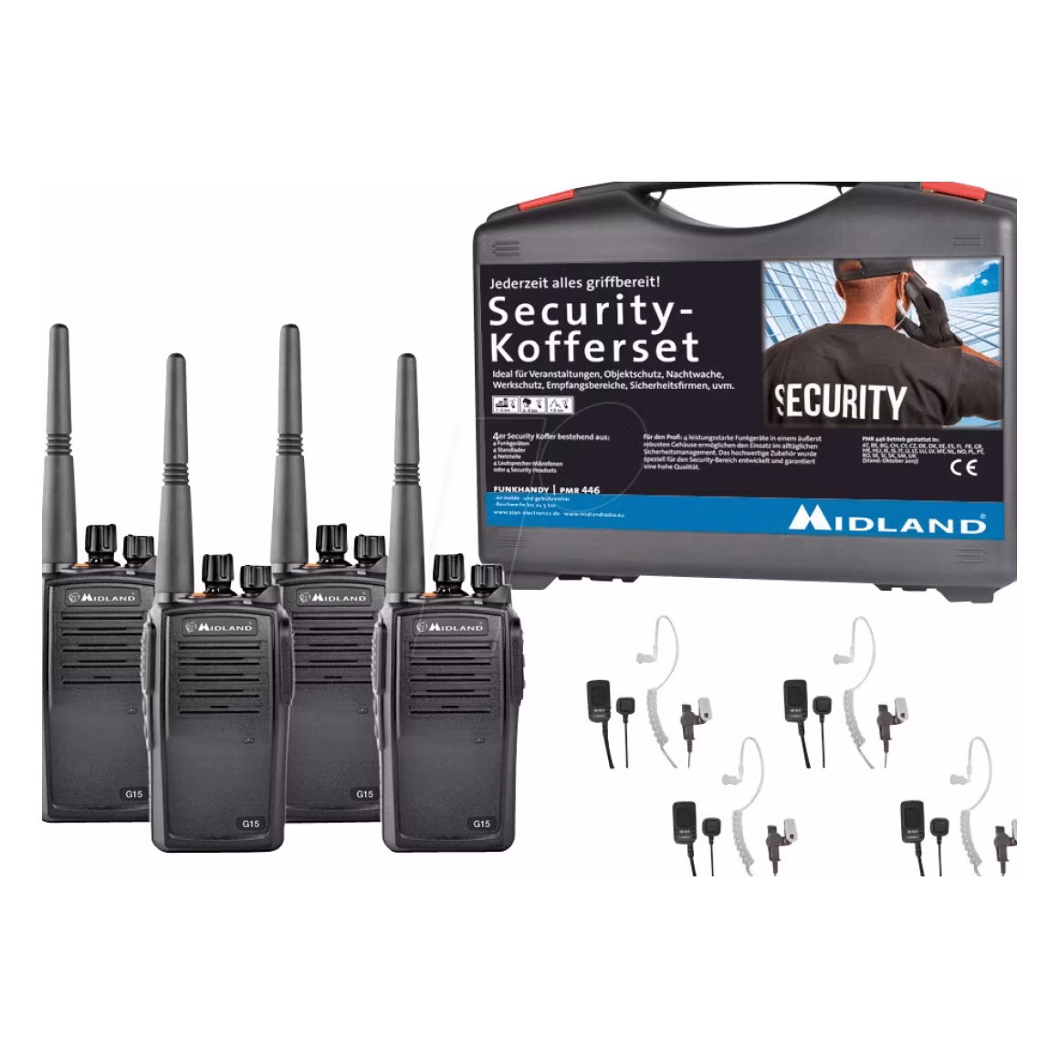 Midland G15 S4 Business PMR Security-Koffer