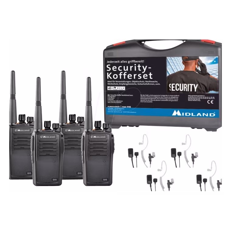 Midland G15 S4 Business PMR Security-Koffer