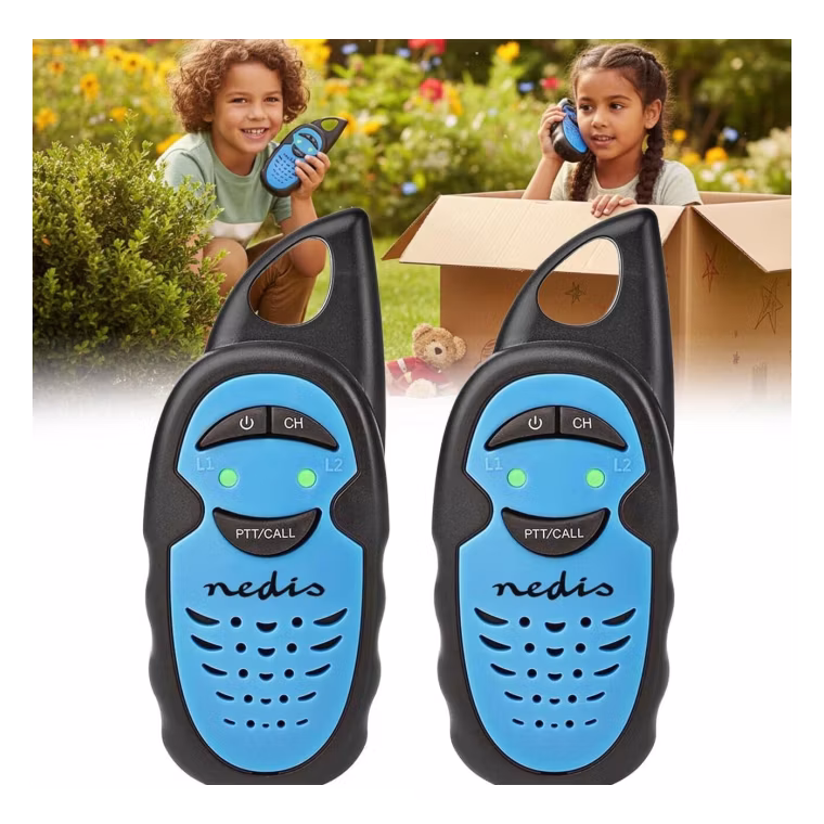 Nedis Walkie-Talkie Set PMR 446MHz, 3km Reichweite, 3 Kanäle