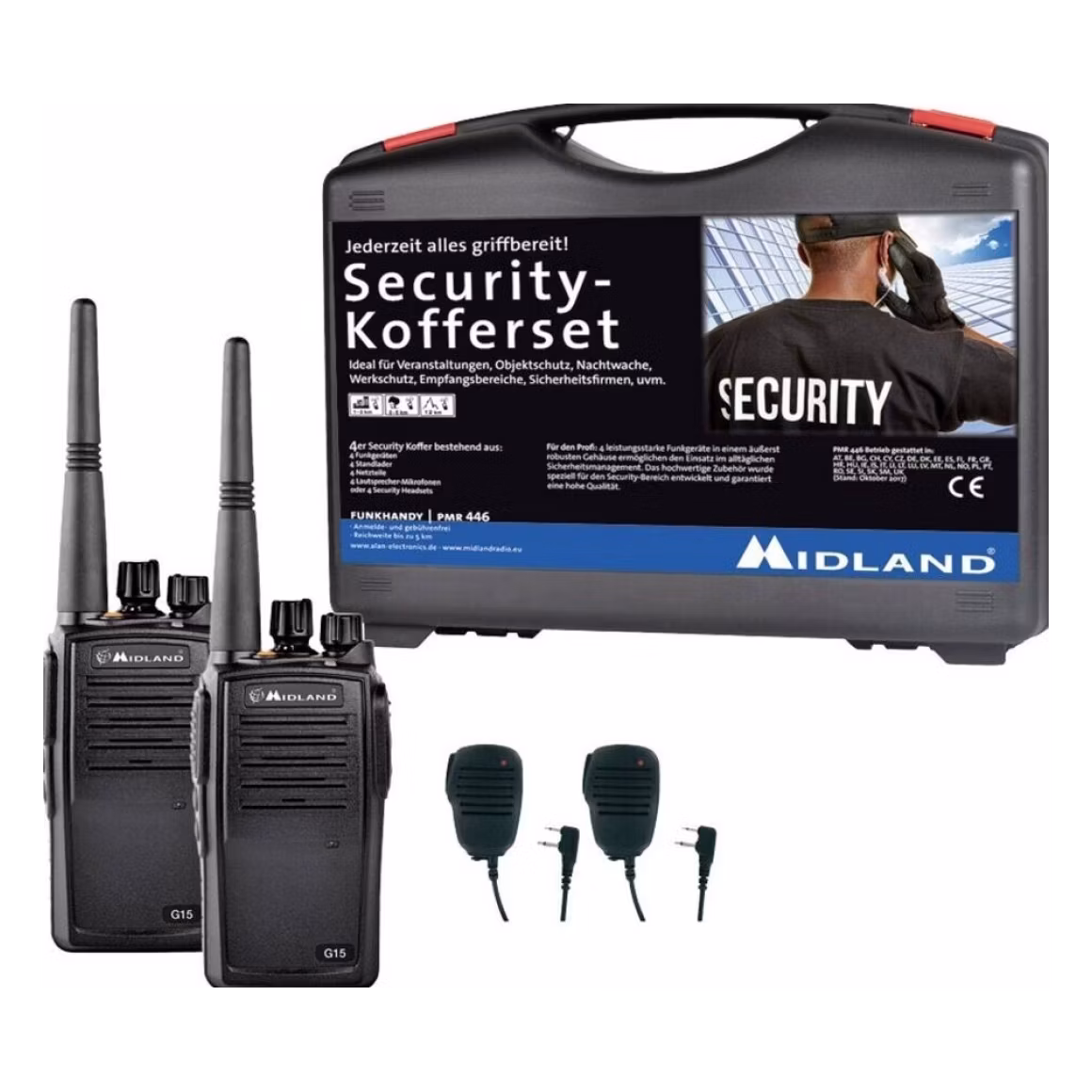 Midland G15 Pro PMR-Handfunkgerät Security