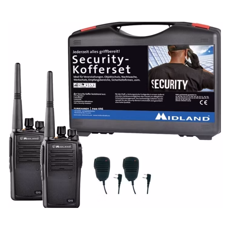 Midland G15 Pro PMR-Handfunkgerät Security