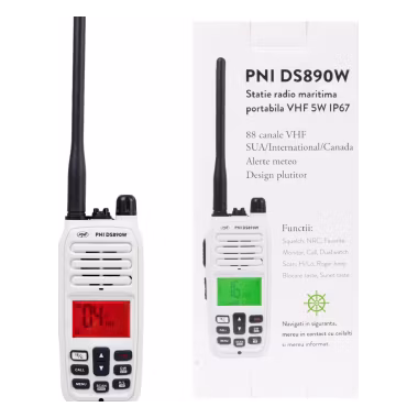 PNI DS890W Tragbares Marine-Funkgerät 1800mAh IP67