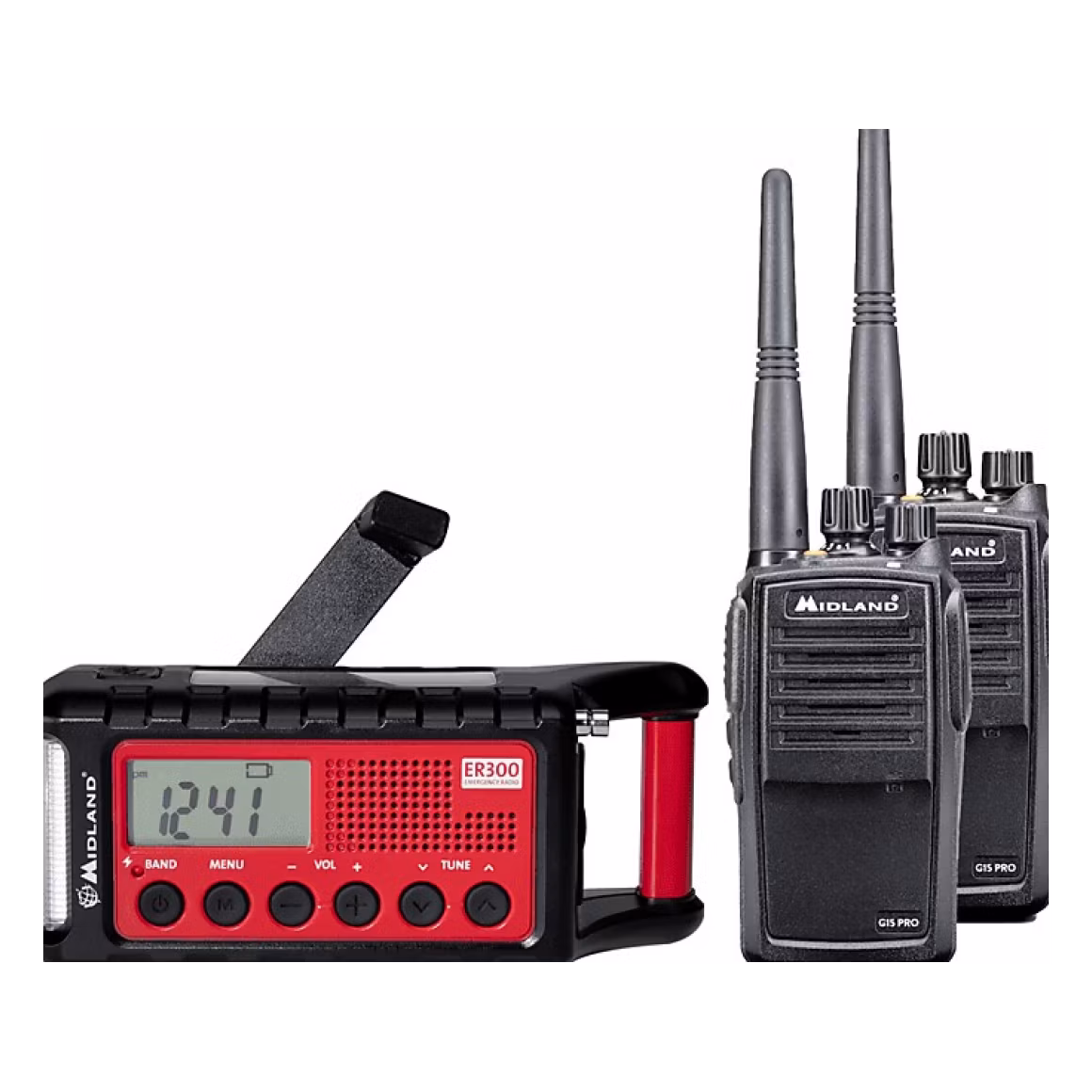 Midland Outdoor-Set PMR-Premium: G15 Pro NC Funkgeräte