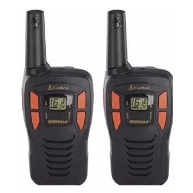 Cobra AM255 PMR Walkie-Talkie 5km Reichweite, 8 Kanäle