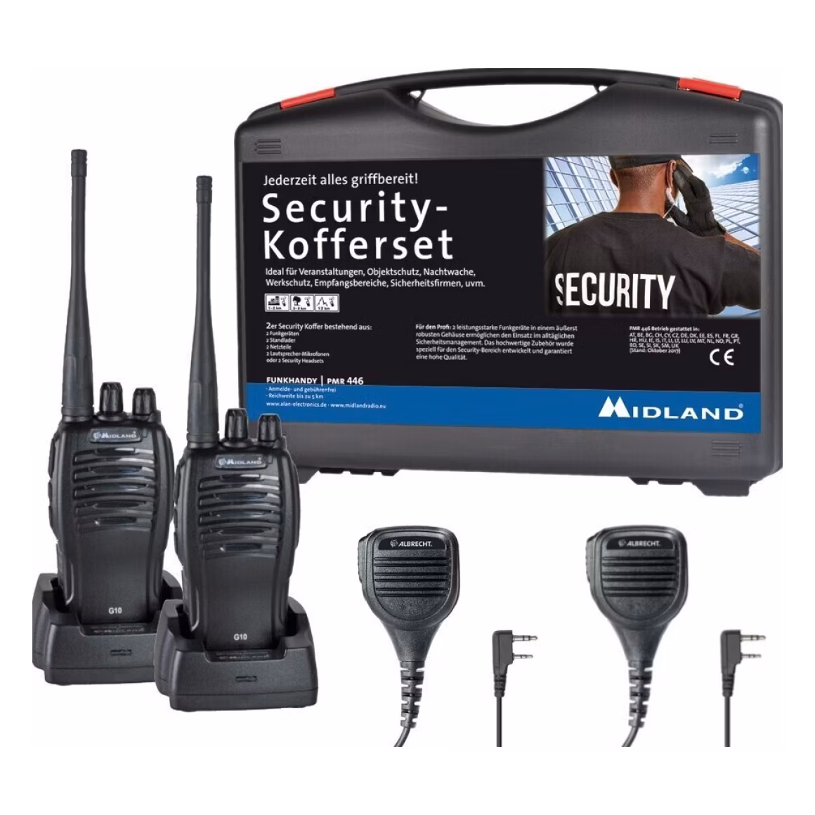Midland G10 Pro 2er Security-Kofferset