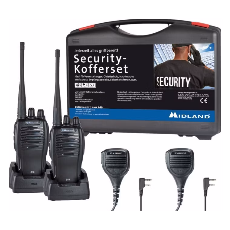 Midland G10 Pro 2er Security-Kofferset